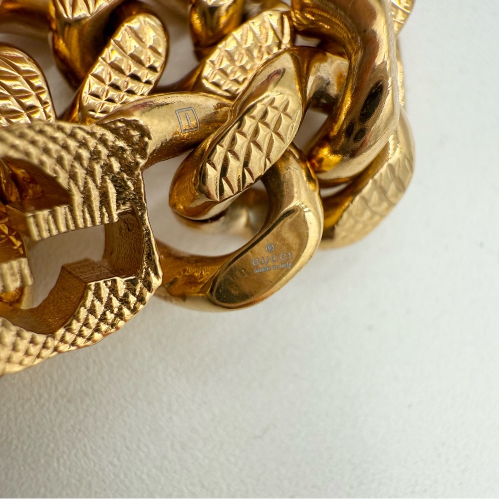 Gucci Interlocking G Chain Link Ring - Picture 3 of 4